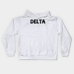 Delta Star Letters Kids Hoodie